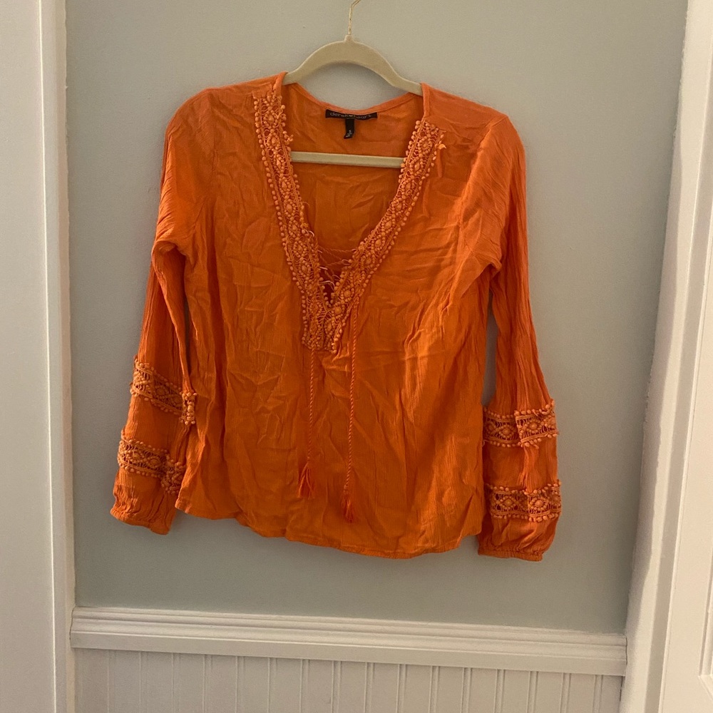 Peachy Blouse with Beautiful Detail